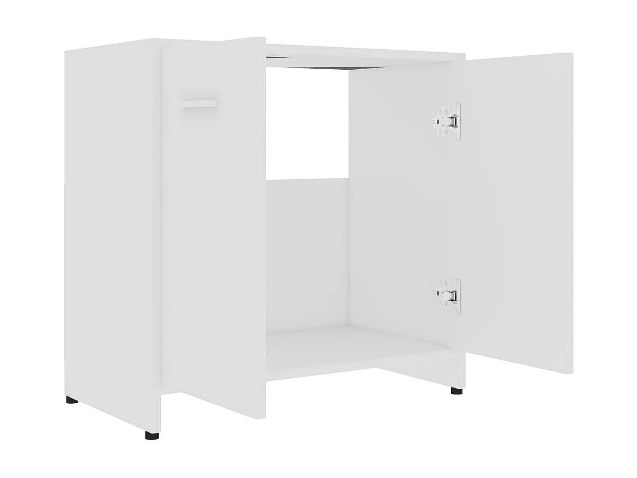 Meuble vasque Blanc 60x33x58 2