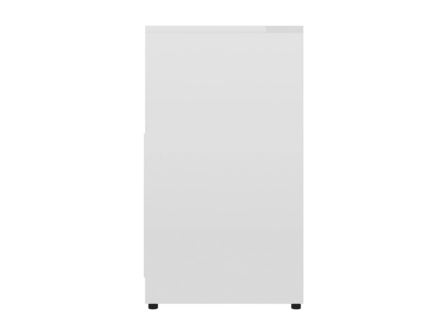 Meuble vasque Blanc brillant 60x33x58