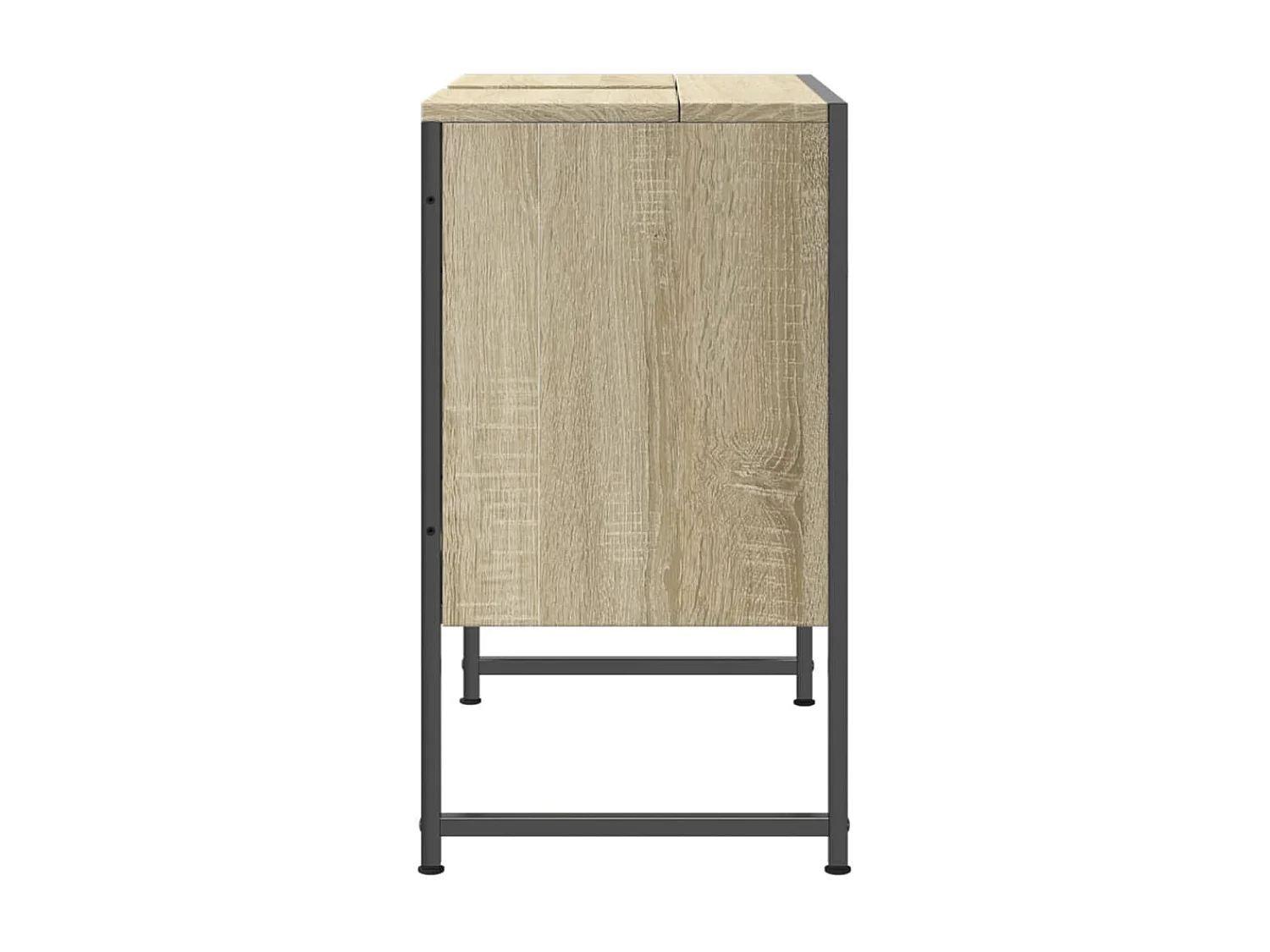 Armoire lavabo de salle de bain chêne sonoma 60x33x60