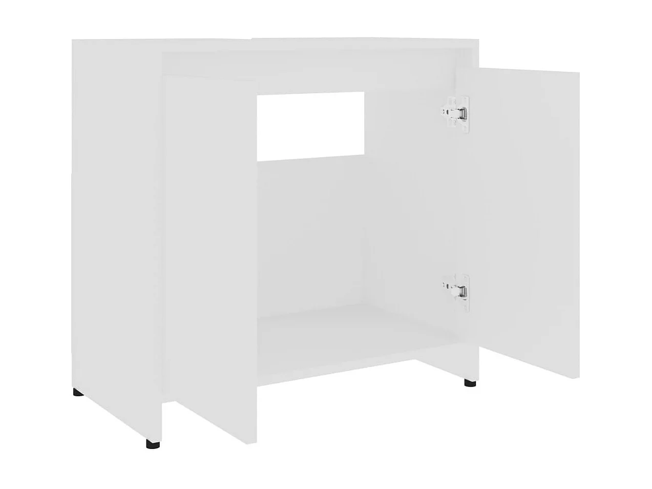 Meuble vasque Blanc 60x33x58