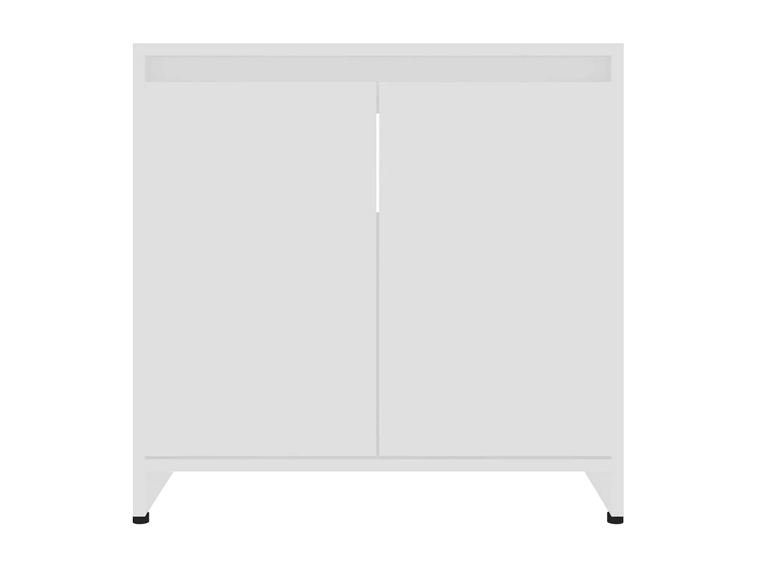 Meuble vasque Blanc 60x33x58