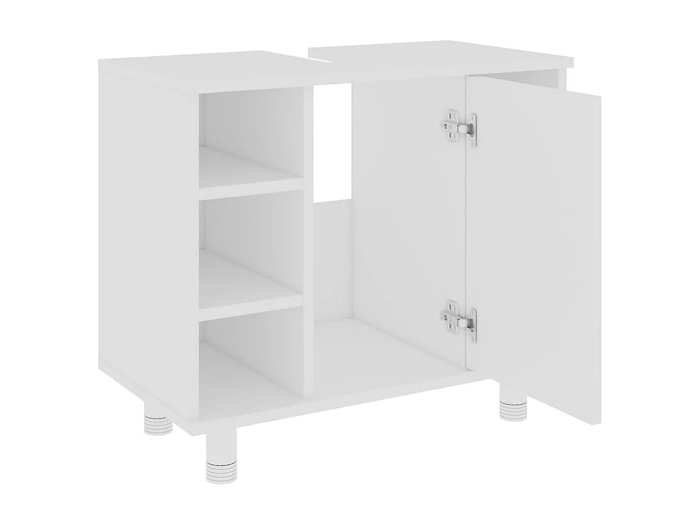 Armoire de salle de bain Blanc 60x32x53,5