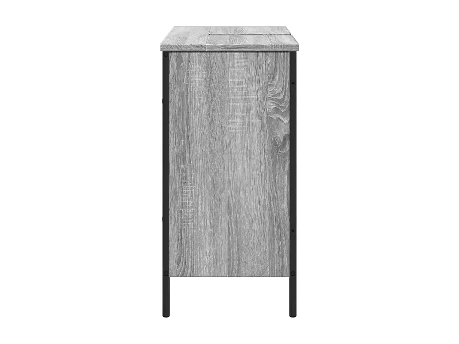 Armoire lavabo de salle de bain sonoma gris 80x30x60