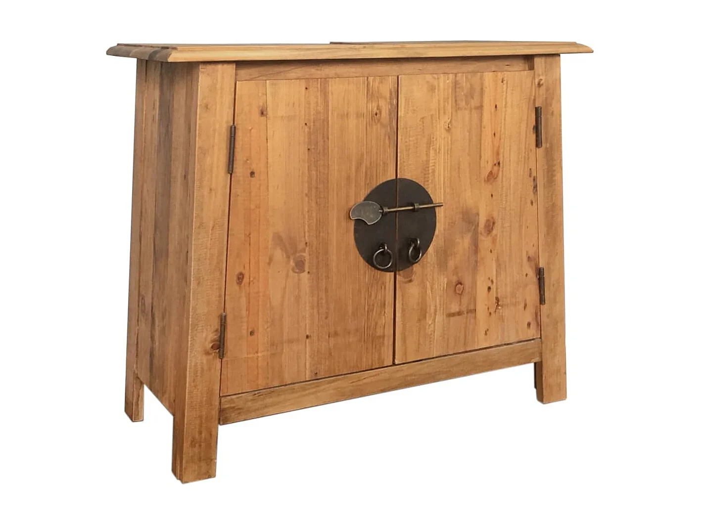 Meuble-lavabo de salle de bain pin massif recyclé 70x32x63