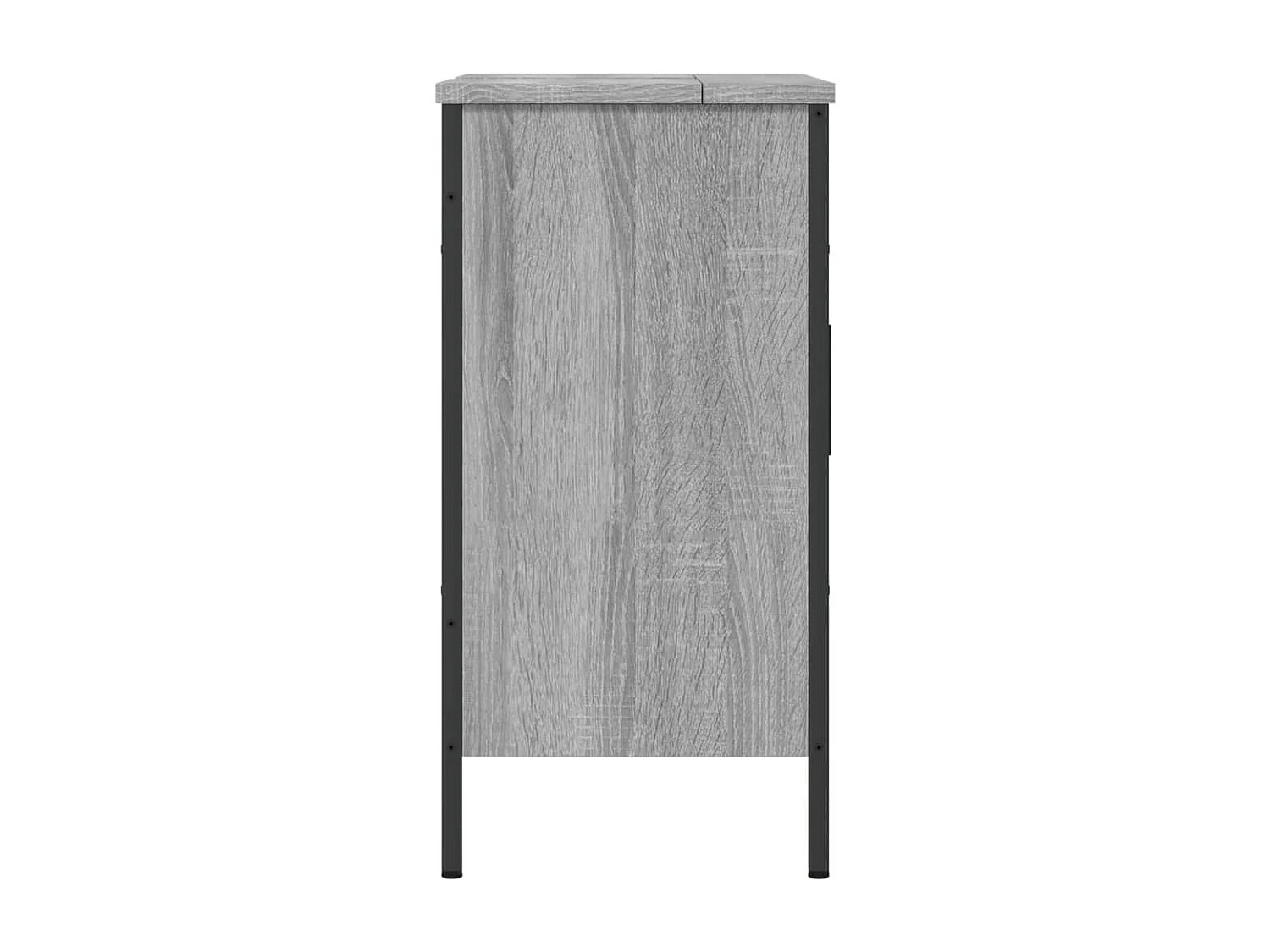 Armoire lavabo de salle de bain sonoma gris 60x30x60