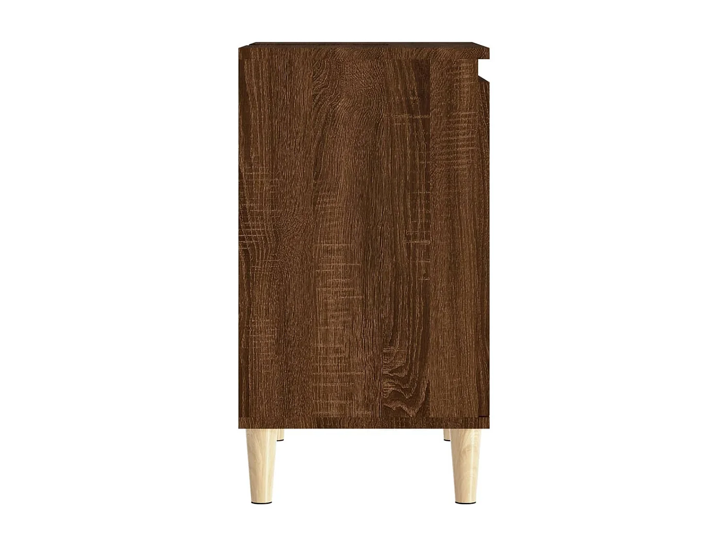 Meuble d'évier chêne marron 58x33x60 bois d'ingénierie