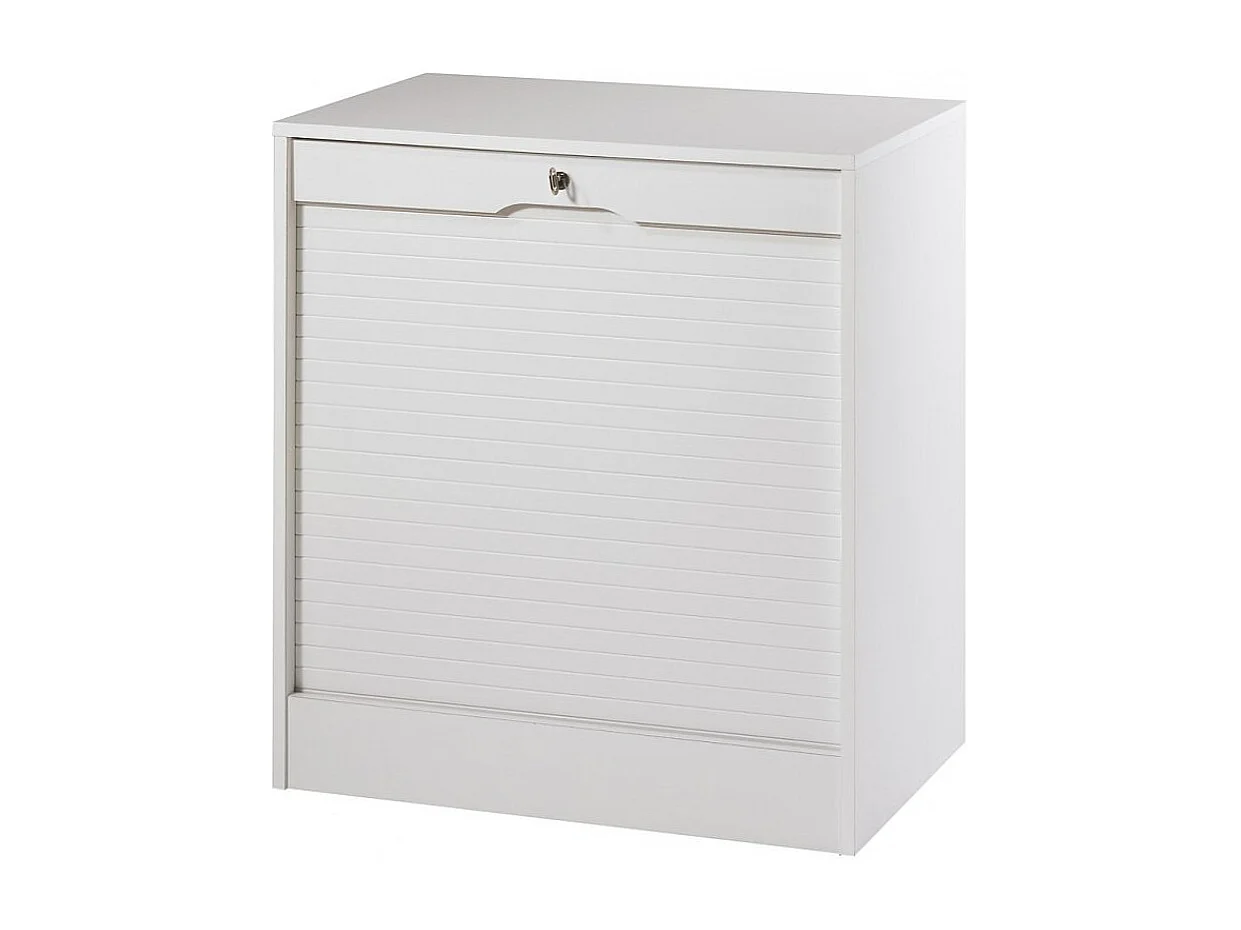 Kantoor witte gordijn archiefkast 76 cm 2