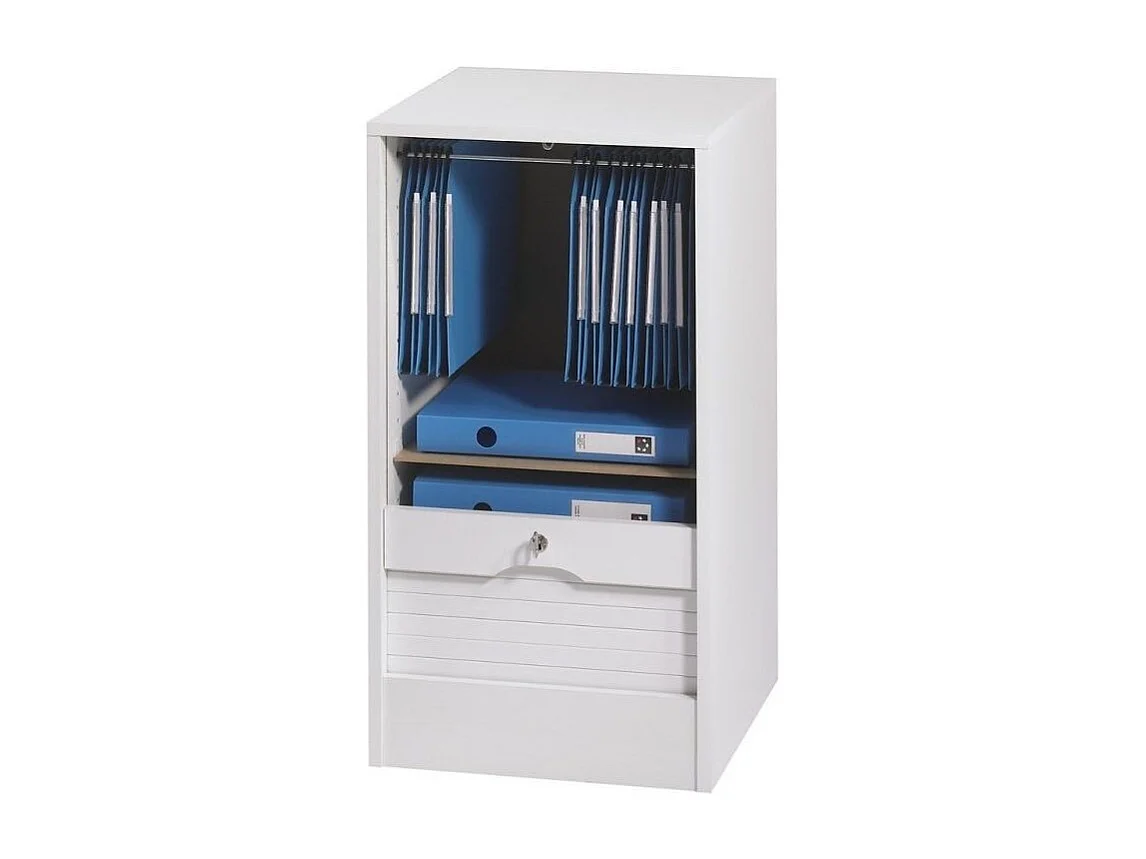 Kantoor witte gordijn archiefkast 76 cm
