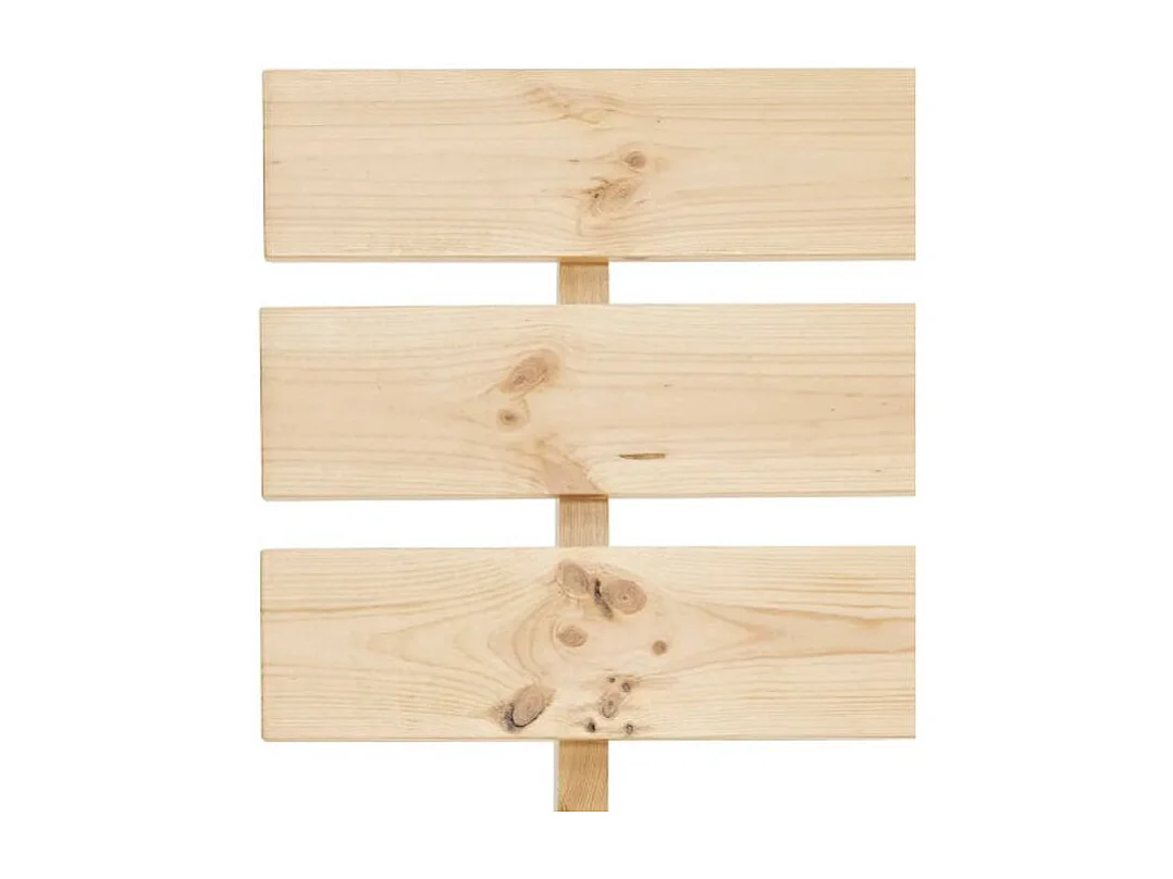 Lit 1 place pin massif clair Cozy 90x200