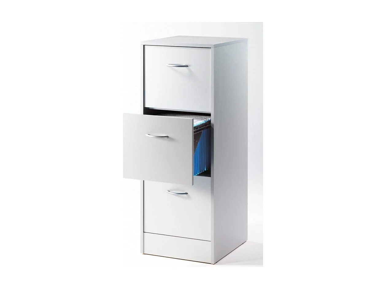 Archiefkast 3 laden grijs hangmappen Kantoor H109 cm