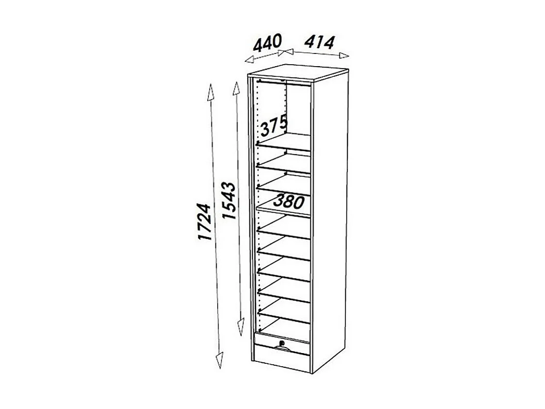 Kantoor witte gordijn archiefkast 172 cm