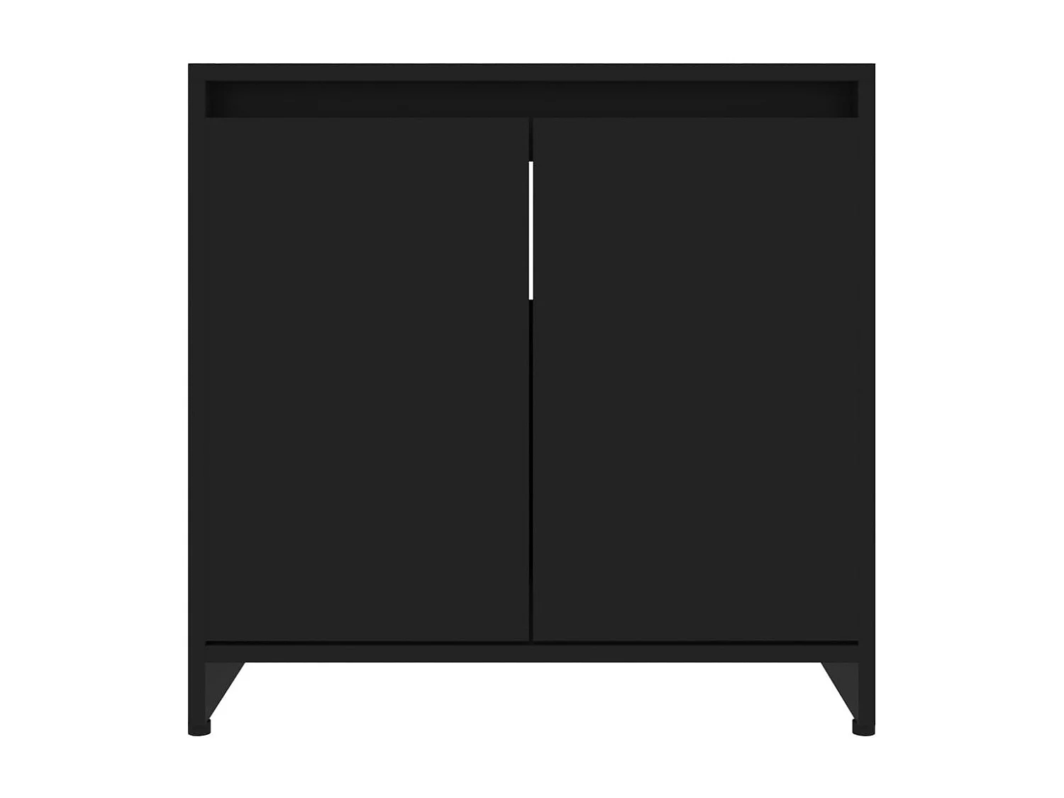 Meuble vasque Noir 60x33x58 2