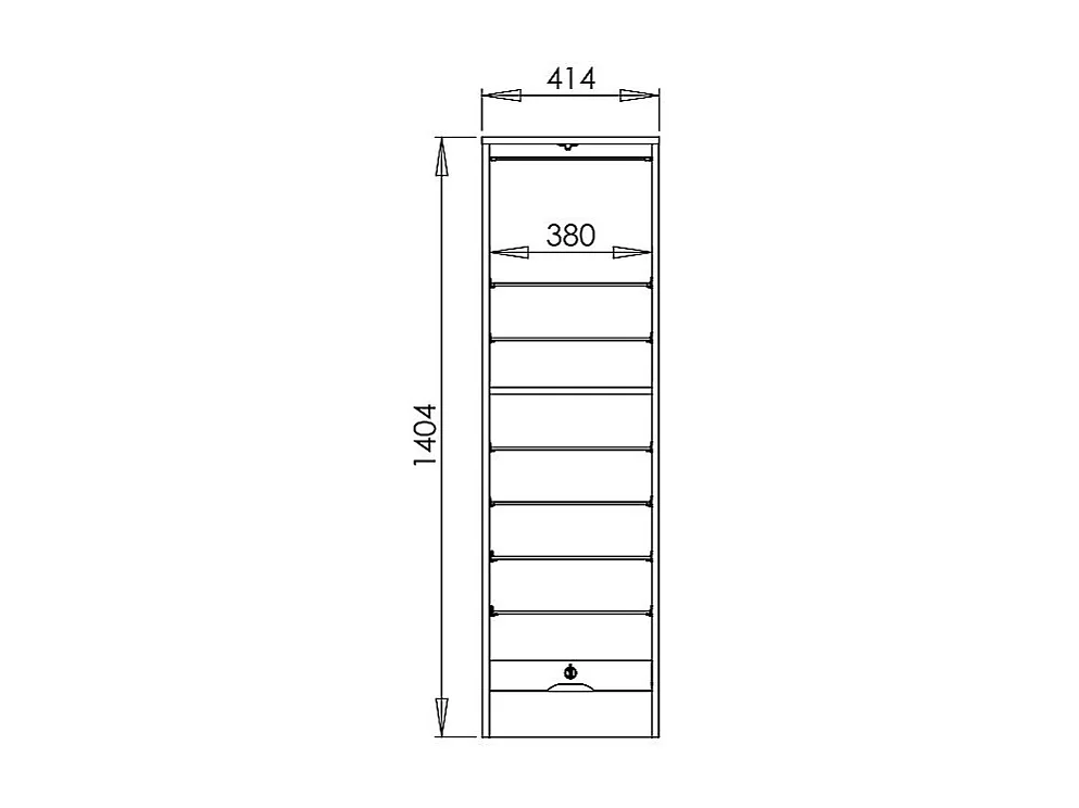 Kantoor licht eiken en zwarte gordijn archiefkast 140 cm
