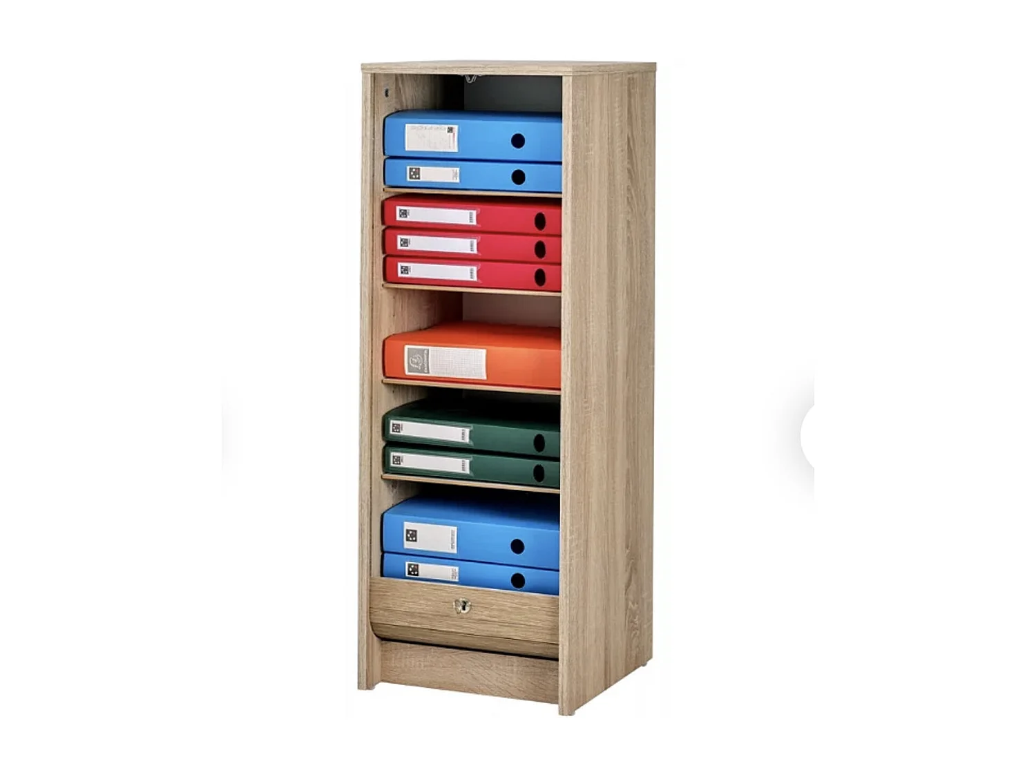 Boost naturel eiken gordijnmap h 104 cm
