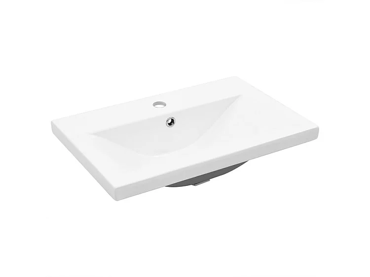 Meuble avec vasque intégrée vieux bois 61x39,5x49