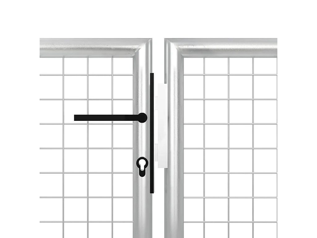 Portillon Acier 350x100 Argenté