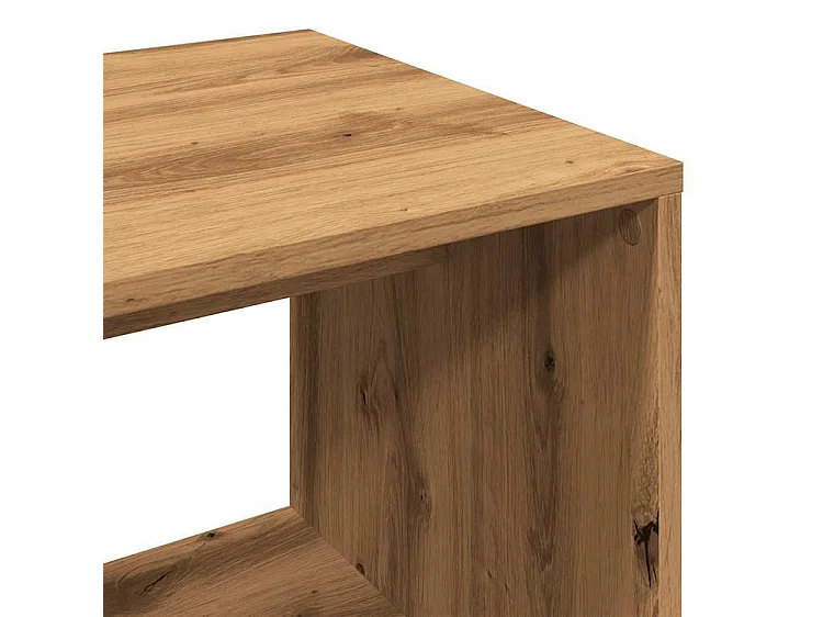 Petite armoire dressing sur roulette 1 penderie 3 étagère 80cm - Collection Event-Marron clair
