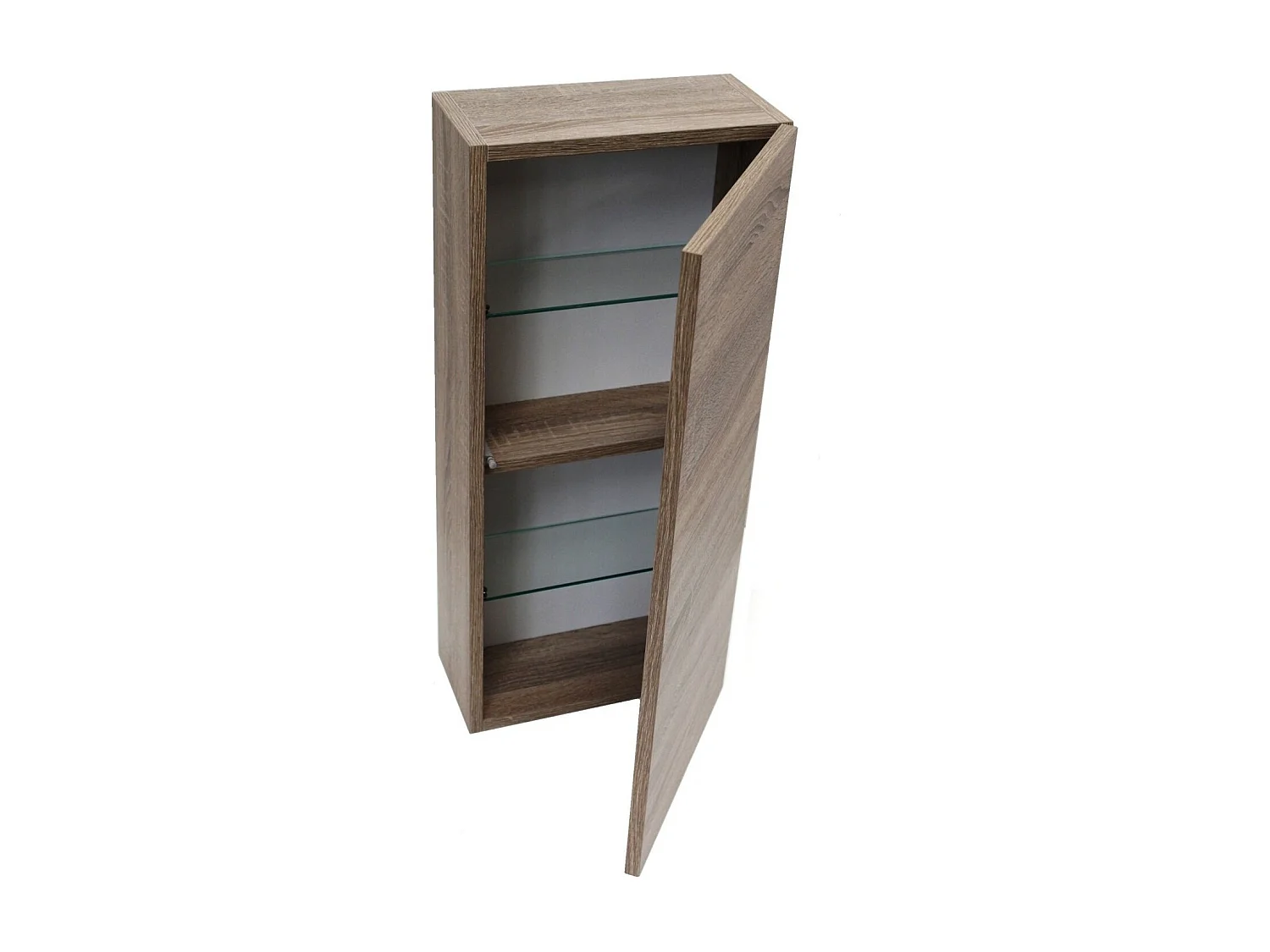 Armoire à pharmacie mélaminé bois clair Teph L 35cm