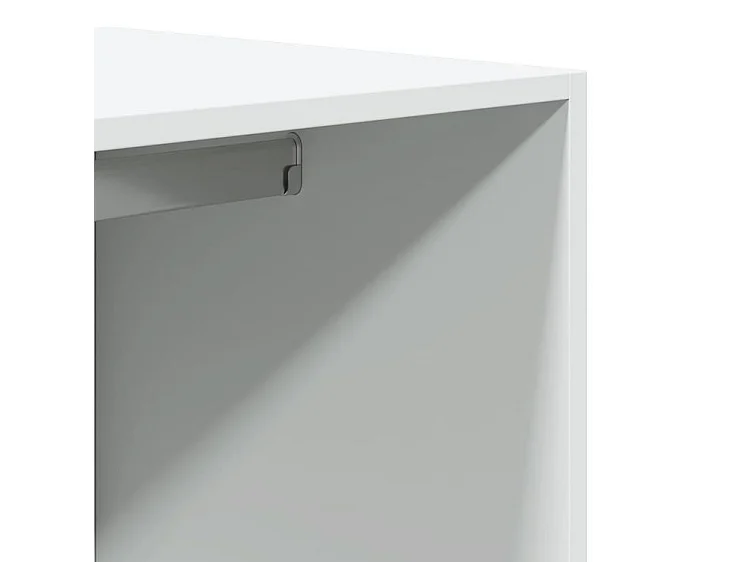 Armoire dressing 1 penderie 2 tiroir 80cm - Collection Kodok-Blanc