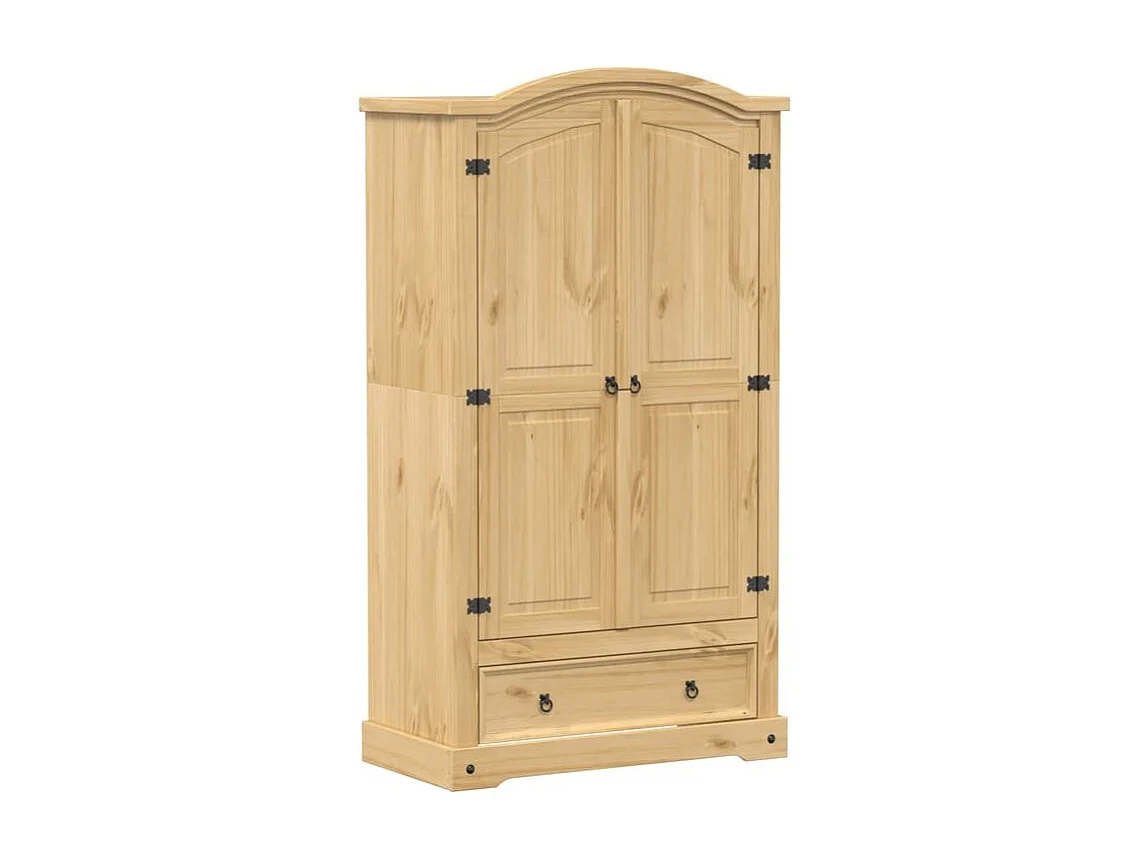 Garde-robe Corona 102x52x186 bois de pin massif