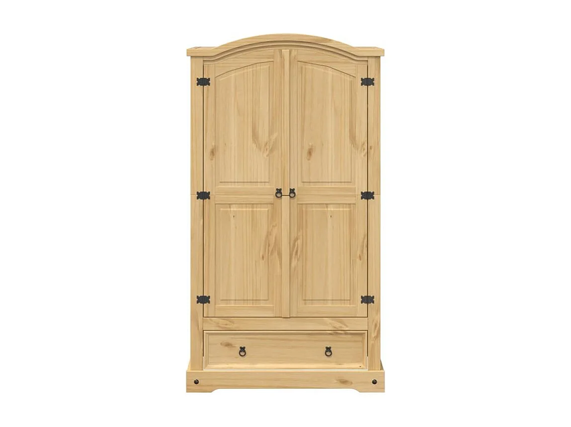 Garde-robe Corona 102x52x186 bois de pin massif