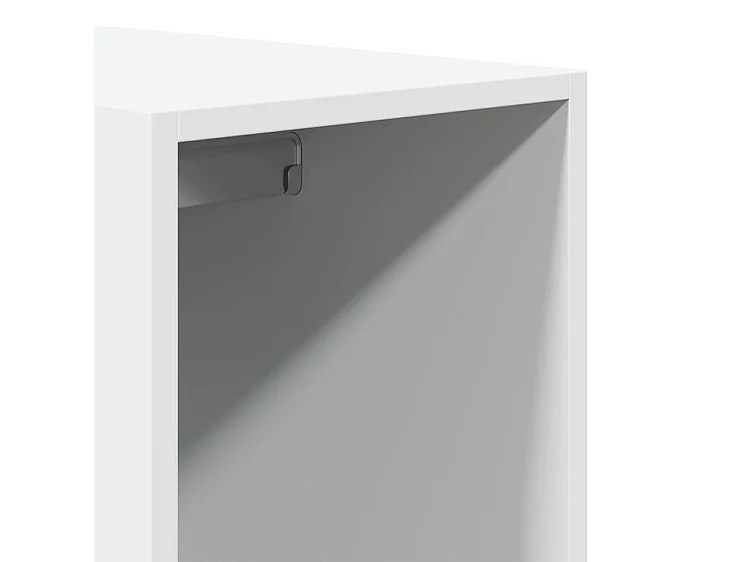 Armoire dressing 1 penderie 2 tiroir 30cm - Collection Kodok-Blanc