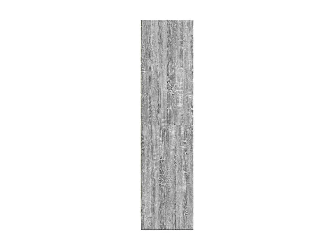 Armoire dressing 1 penderie 2 tiroir 30cm - Collection Kodok-Chêne gris