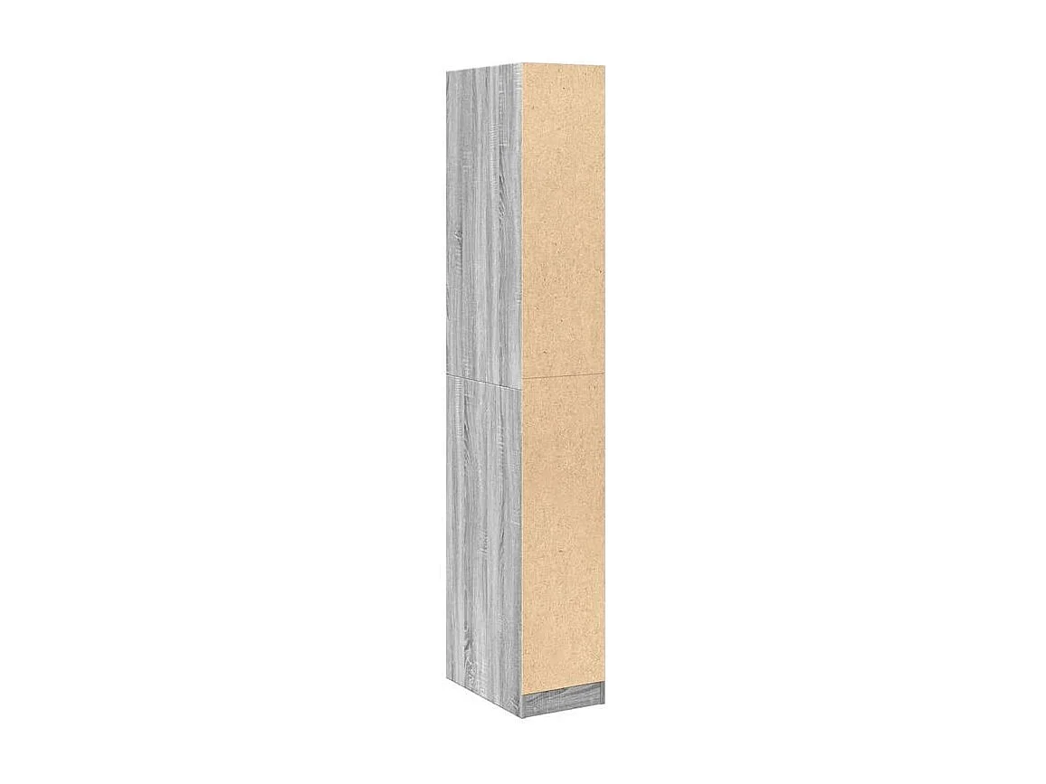 Armoire dressing 1 penderie 2 tiroir 30cm - Collection Kodok-Chêne gris