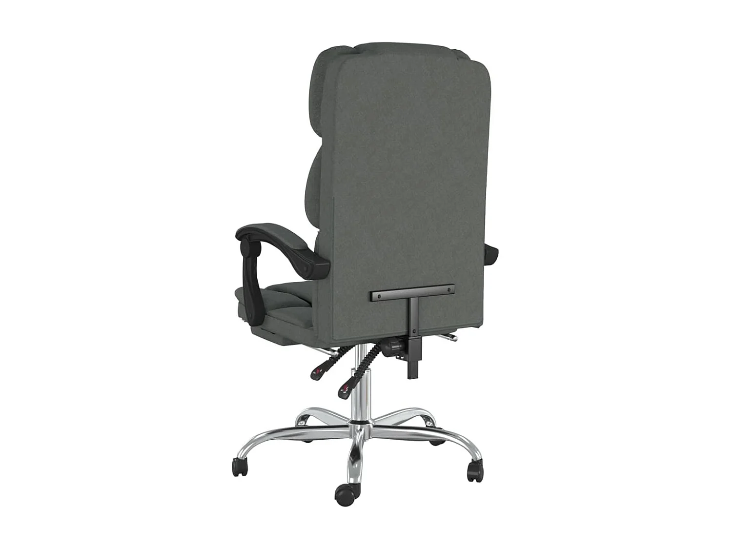Fauteuil inclinable de bureau Gris foncé Tissu