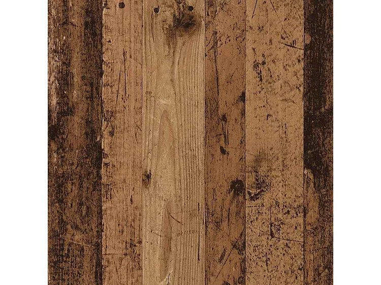 Armoire dressing 1 penderie 2 tiroir 50cm - Collection Kodok-Marron noisette