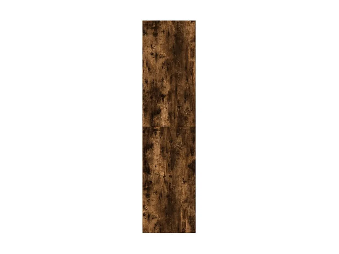 Armoire dressing 1 penderie 2 tiroir 30cm - Collection Kodok-Marron fumé