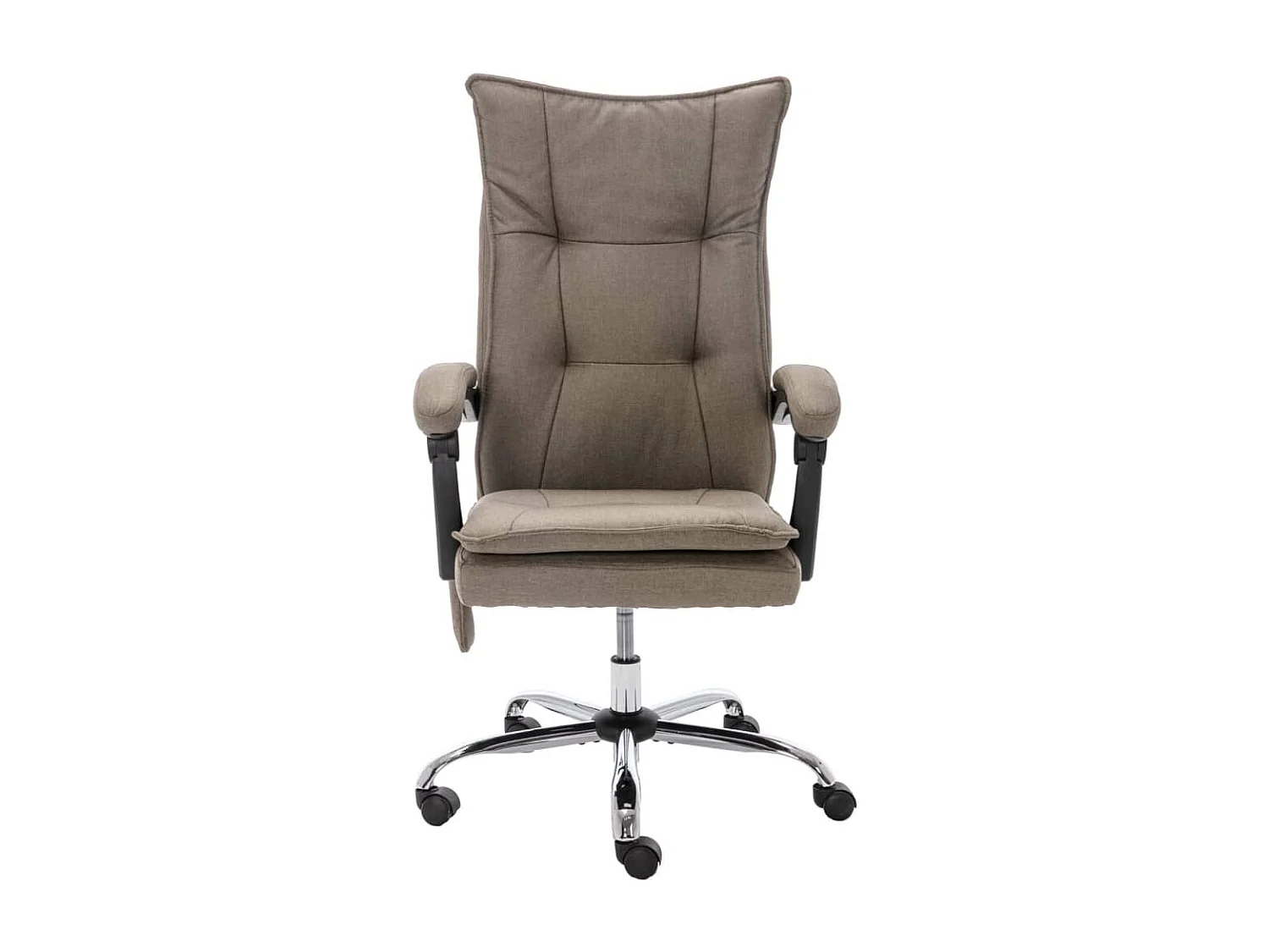 Chaise de bureau de massage Taupe Tissu