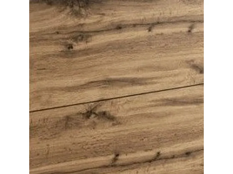 Meuble de salle de bain mélaminé chêne clair 1 tiroir Teph L 100cm