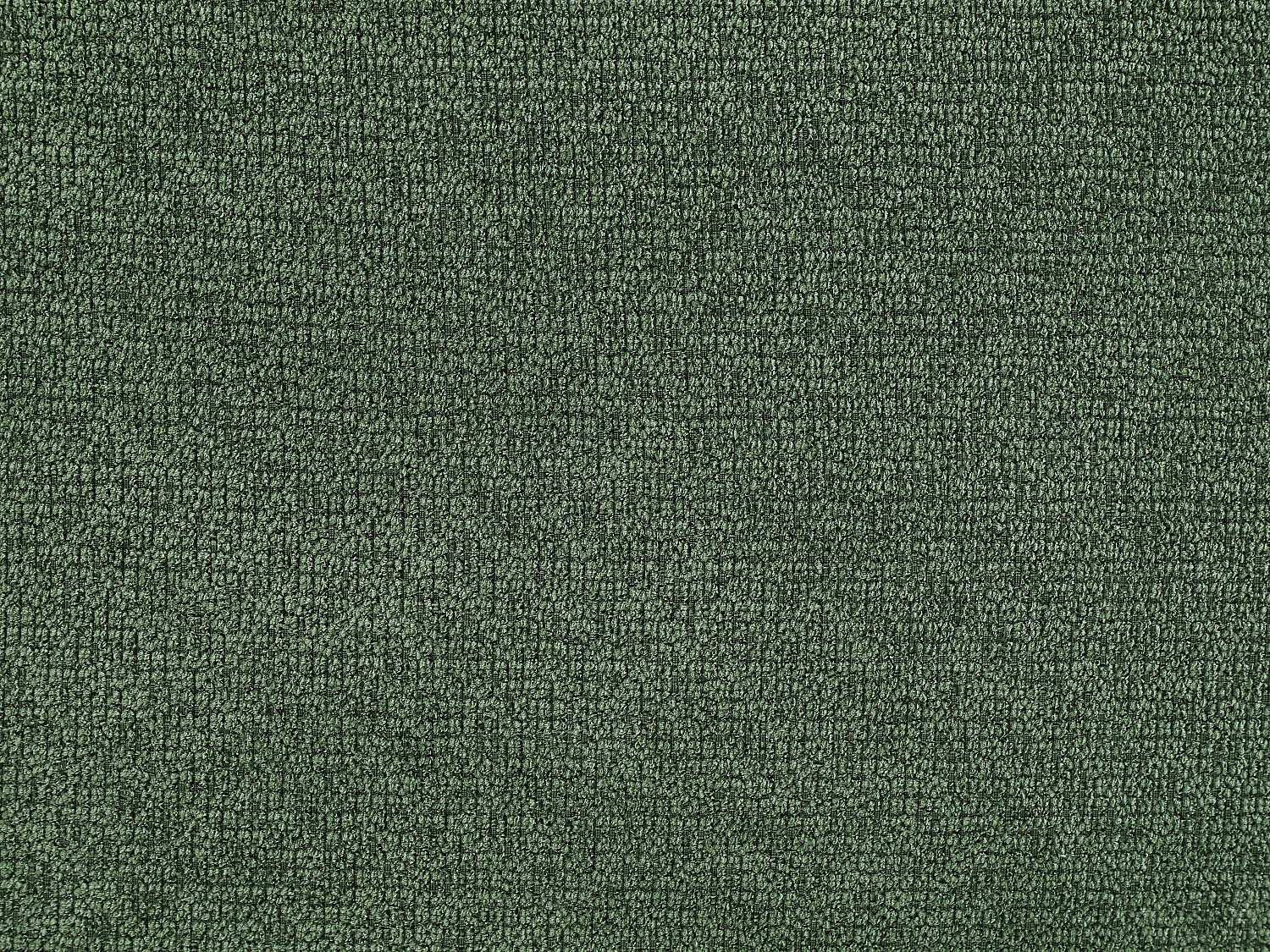 Canapé d'angle droit compressé en tissu texturé vert CLAREFO