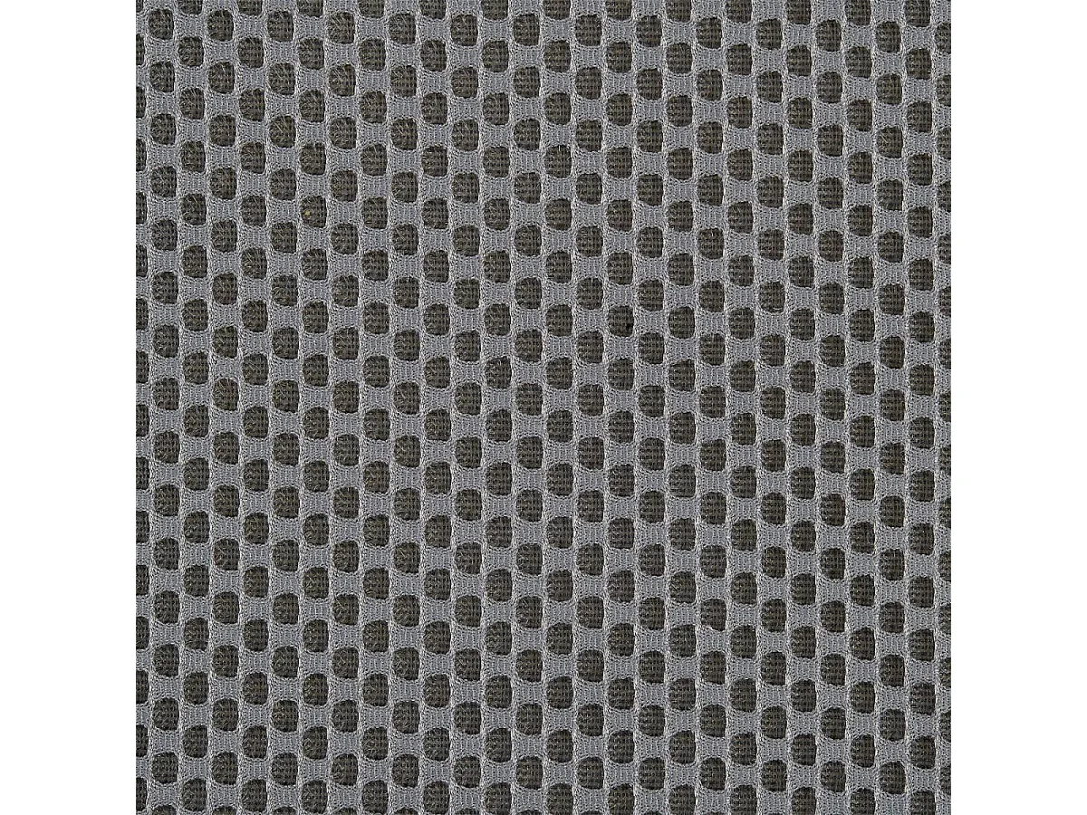 Lot de 4 fauteuils design de table en tissu texturé maille 3D gris - ELECTRON
