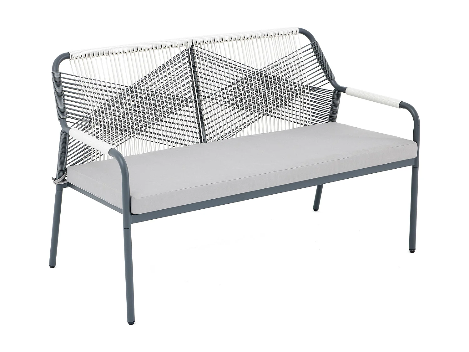 Lagos Garden Sofa Set 4 Seater Corner Sofa with Glass Table and Cover