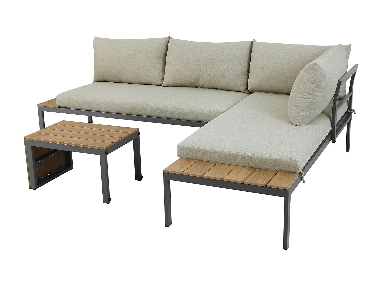Tampa Garden Corner Sofa Outdoor Sofa Set with Table
