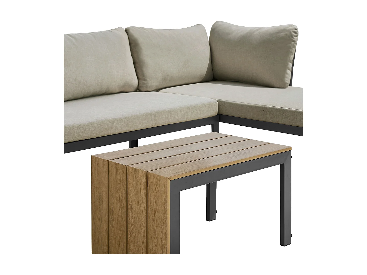 Tampa Garden Corner Sofa Outdoor Sofa Set with Table