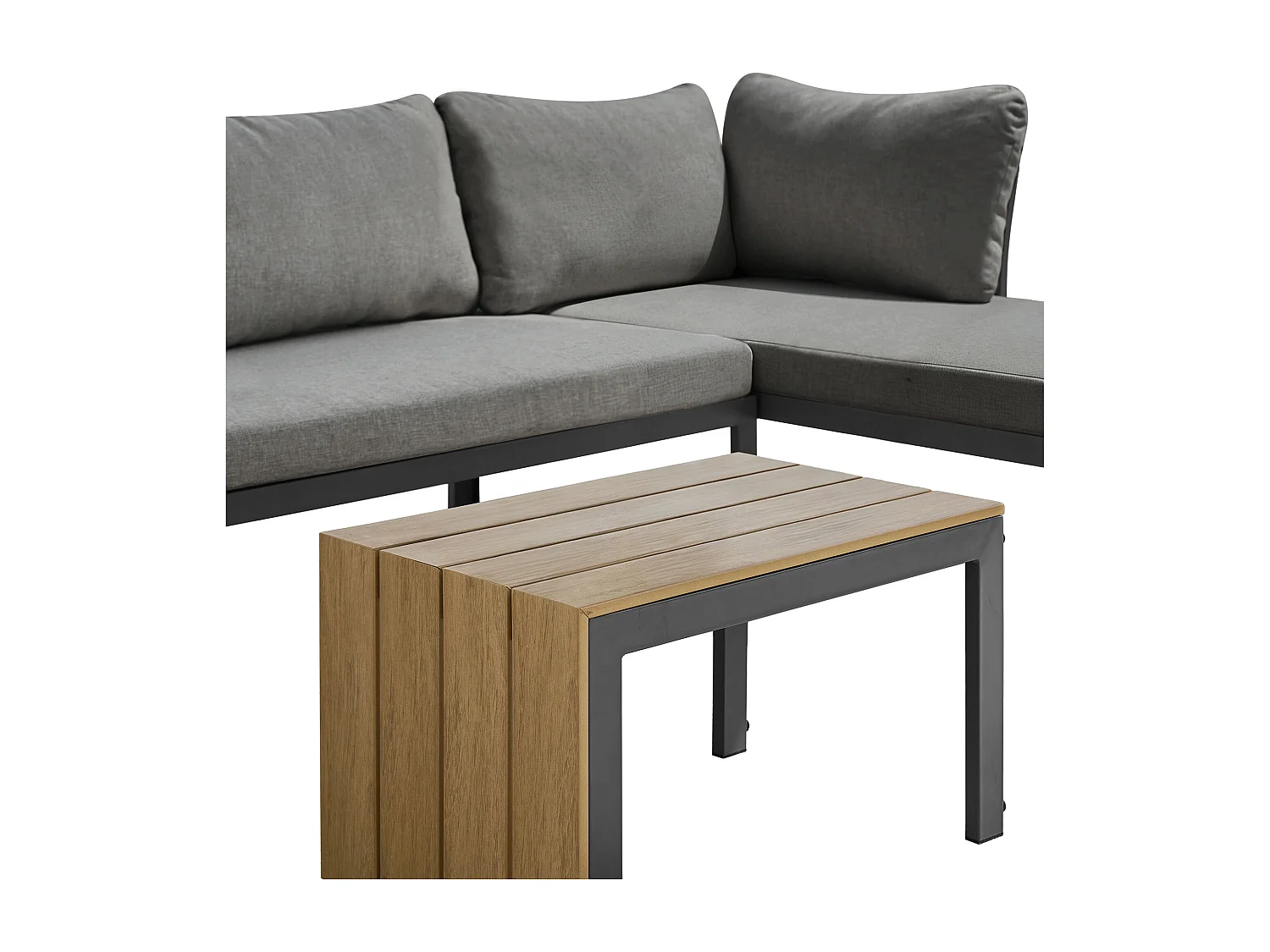 Tampa Garden Corner Sofa Outdoor Sofa Set with Table