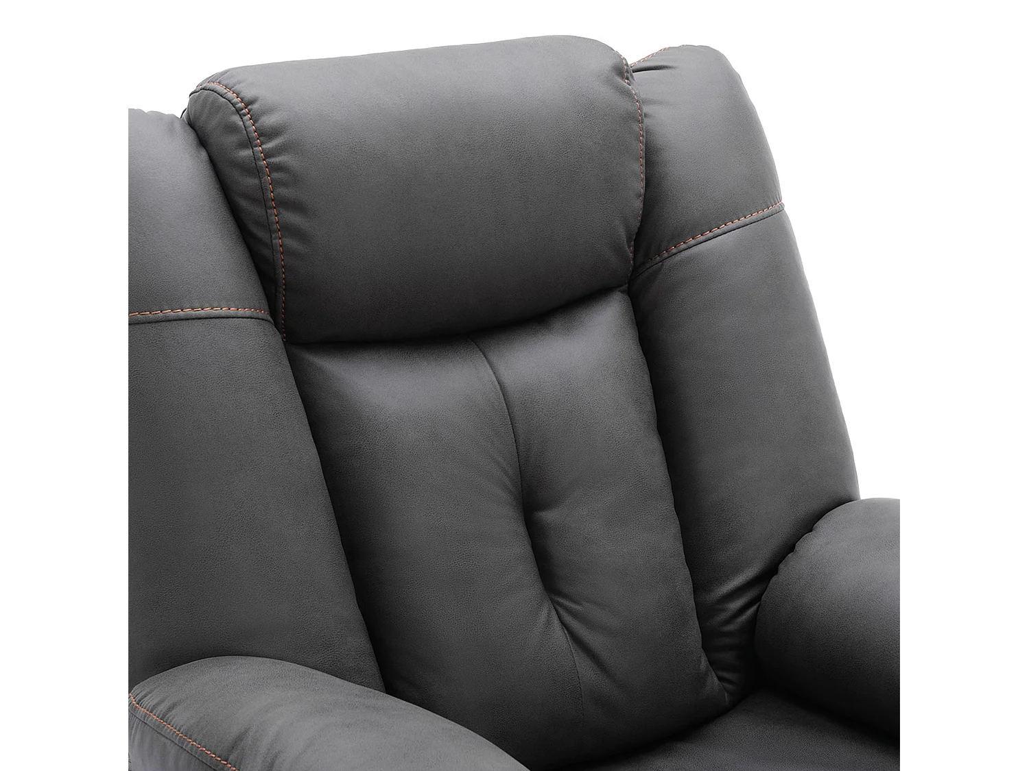 Afton Technology Fabric Recliner Rocking Swivel Cinema Sofa Chair