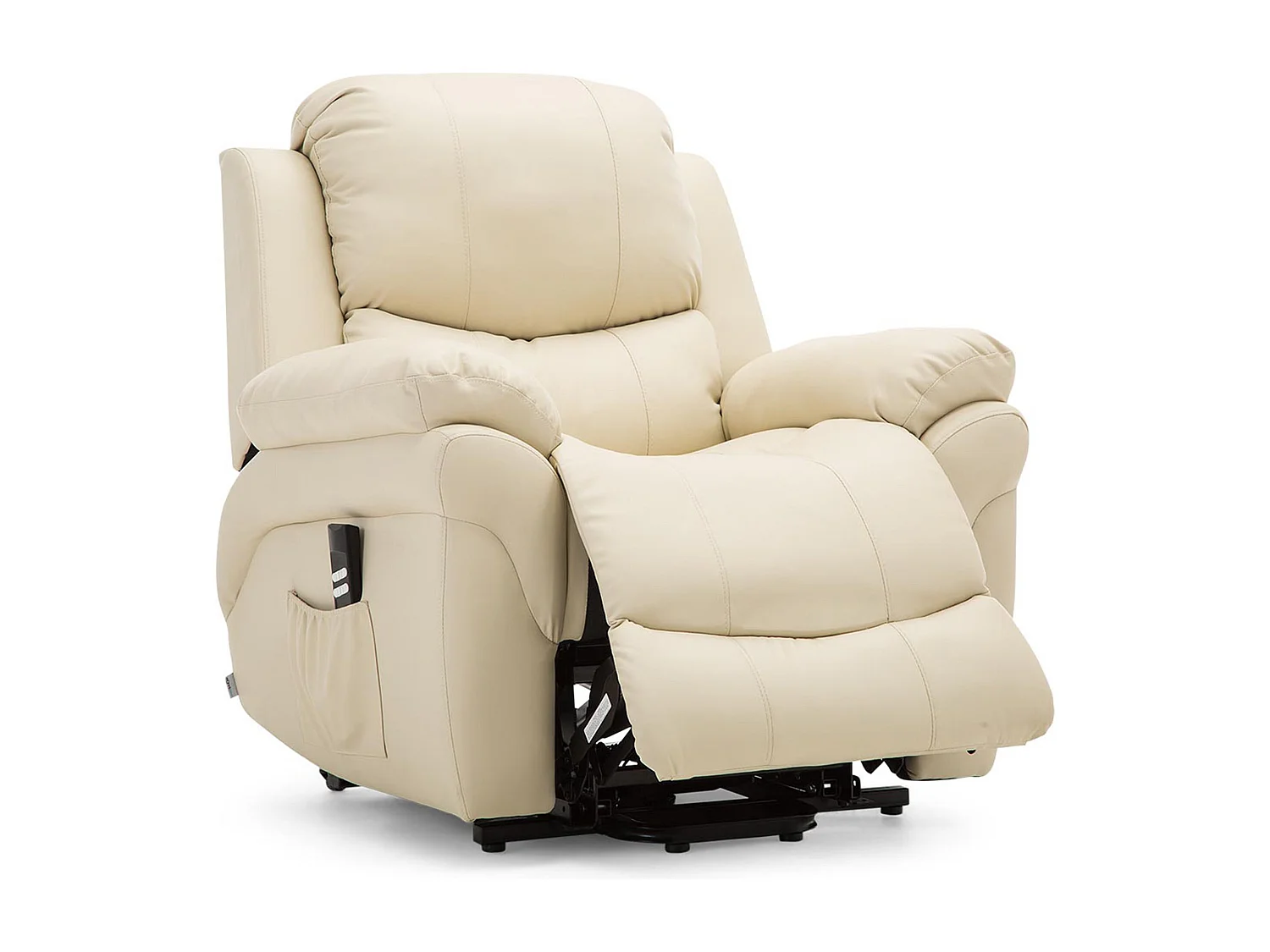 Madison Dual Motor Electric Rise Recliner Bonded Leather Lift Chair