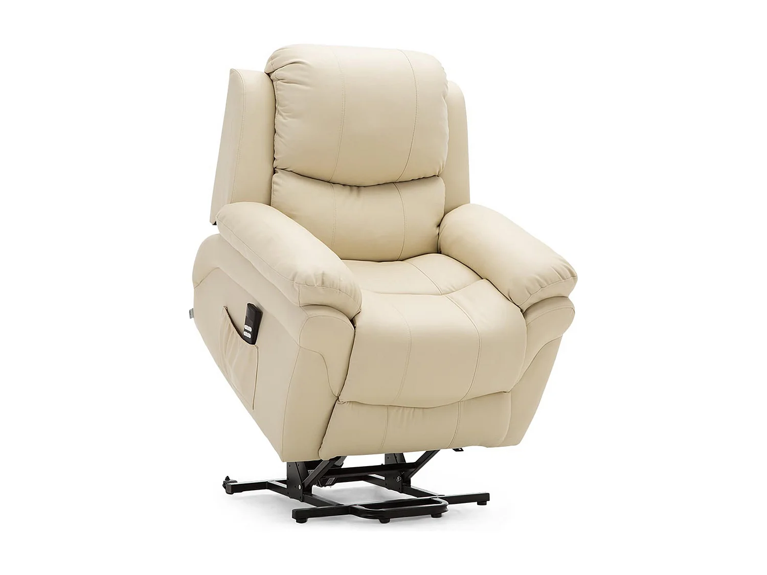 Madison Dual Motor Electric Rise Recliner Bonded Leather Lift Chair