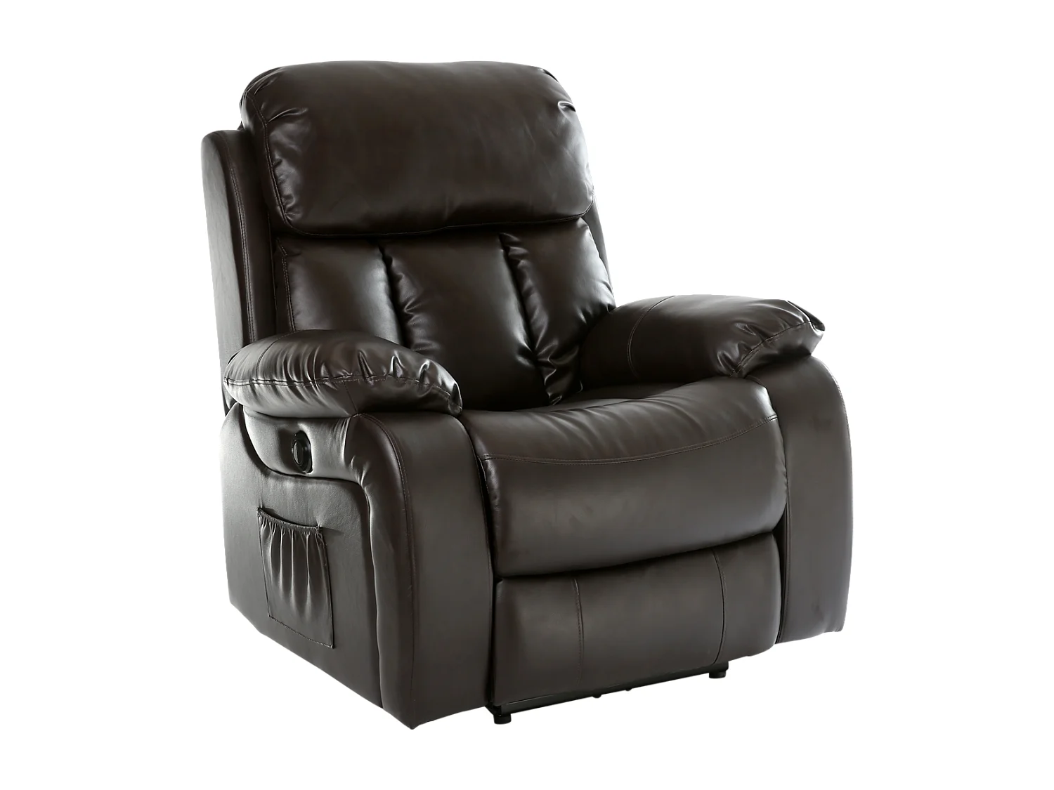 Chester Electric Bonded Leather Automatic Recliner Heat & Massage Chair
