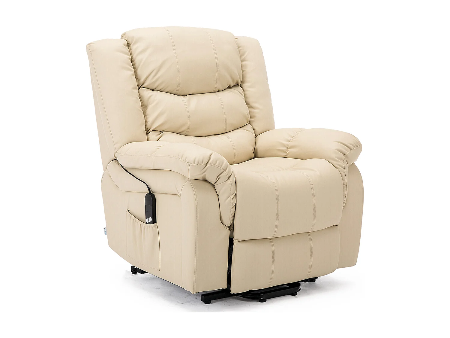 Seattle Electric Single Motor Rise Recliner Bonded Leather Chair