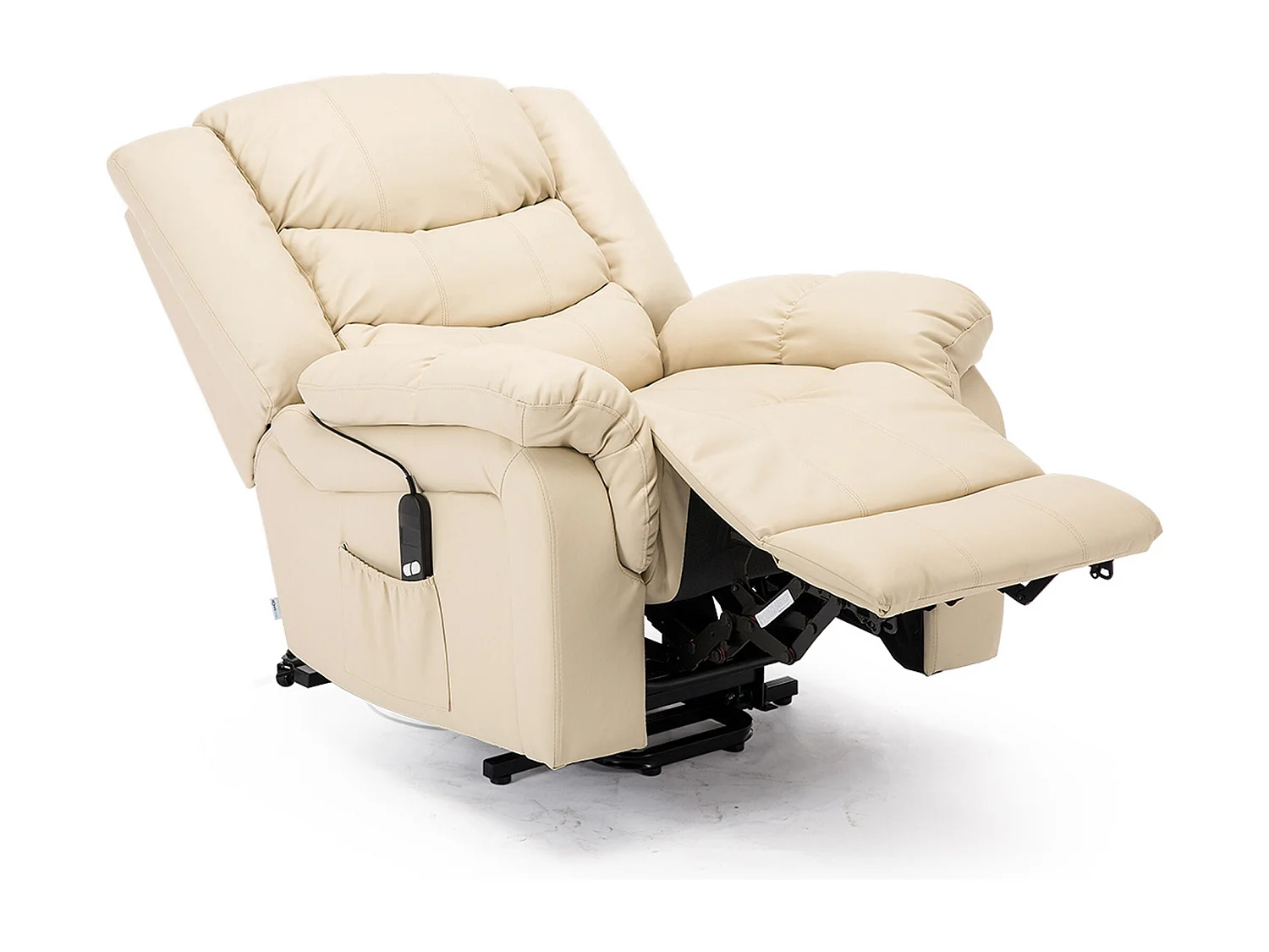 Seattle Electric Single Motor Rise Recliner Bonded Leather Chair