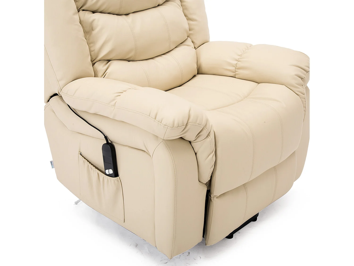 Seattle Electric Single Motor Rise Recliner Bonded Leather Chair