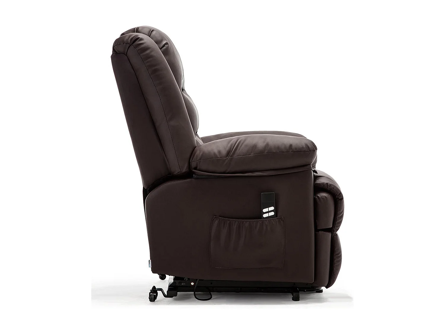 Loxley Dual Motor Electric Rise Recliner Bonded Leather Lift Chair