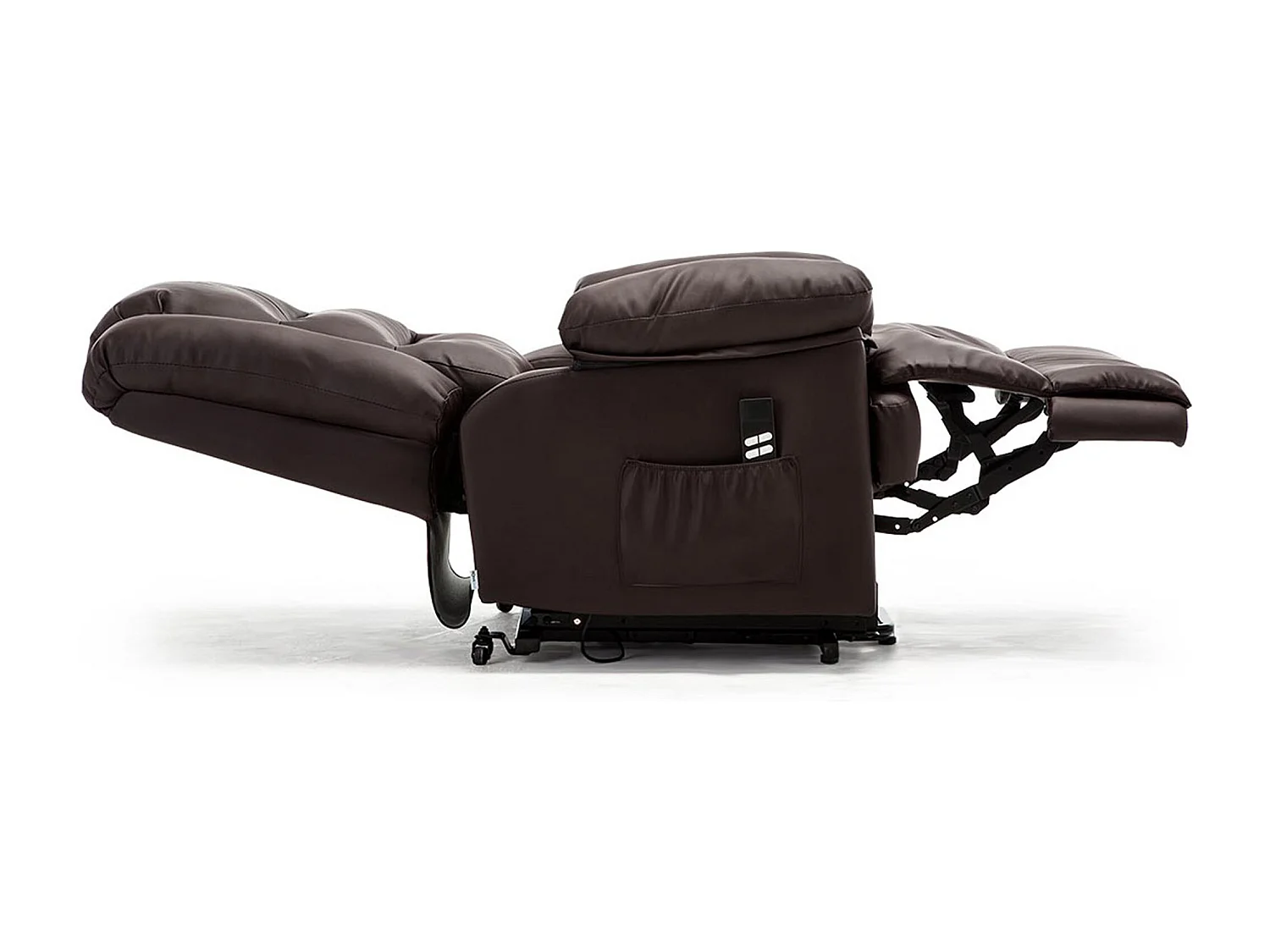 Loxley Dual Motor Electric Rise Recliner Bonded Leather Lift Chair