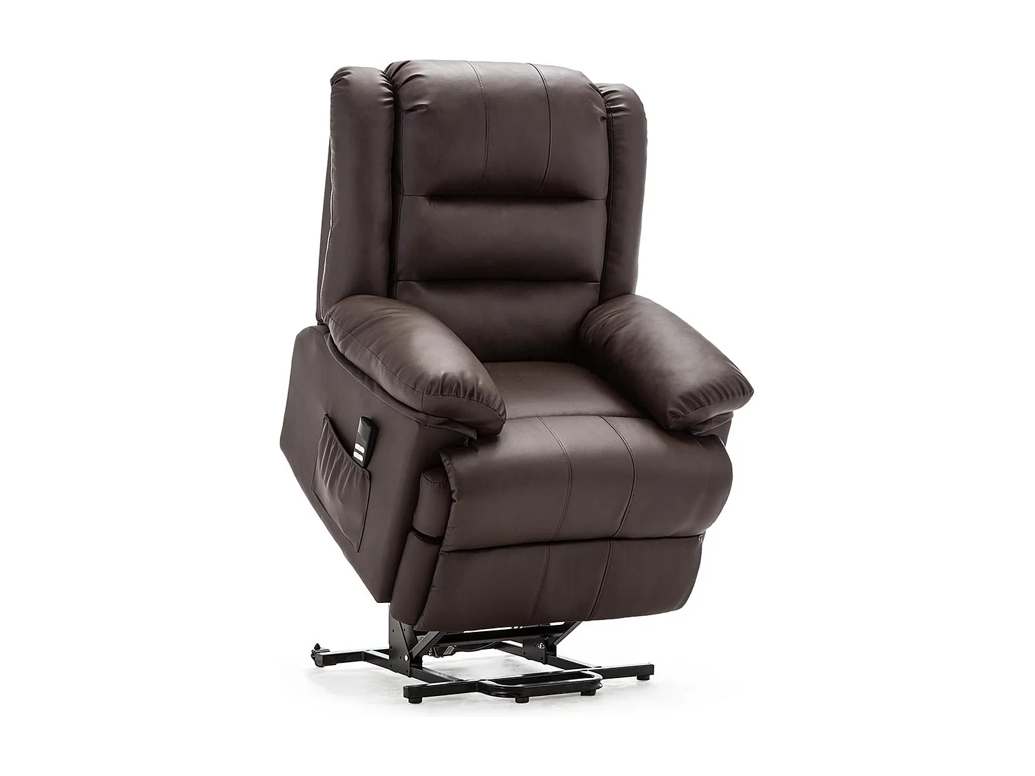 Loxley Dual Motor Electric Rise Recliner Bonded Leather Lift Chair