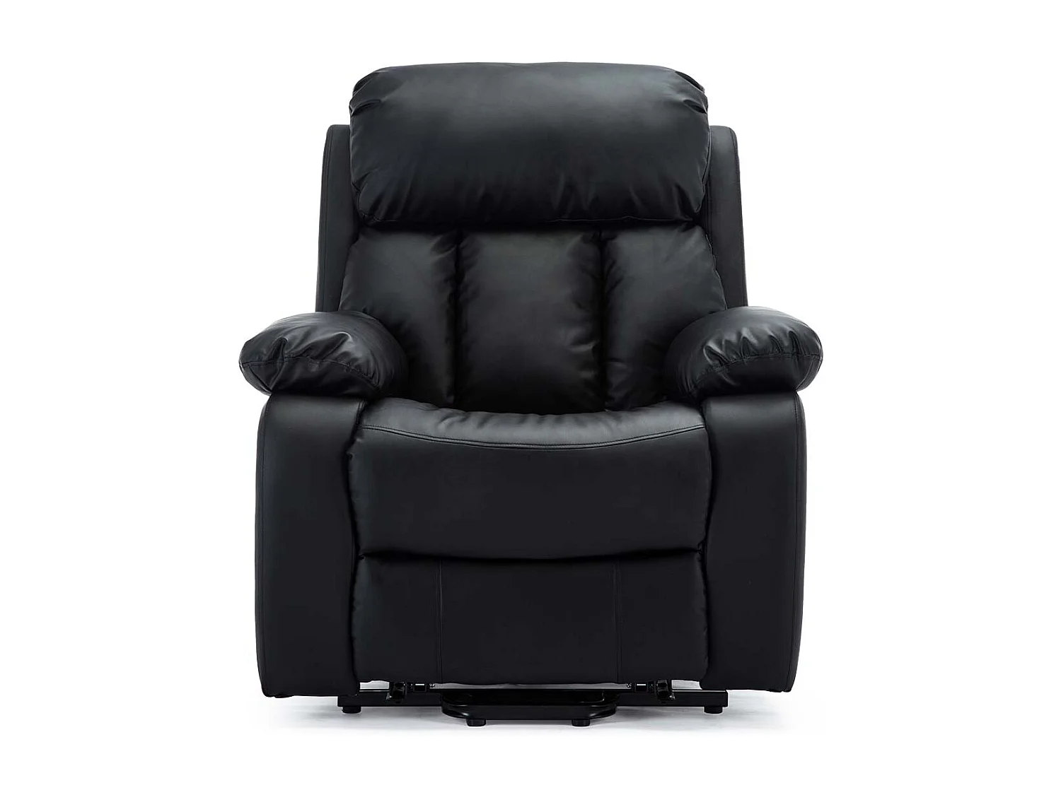Chester Dual Motor Rise Recliner Heat and Massage Bonded Leather Chair